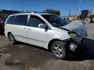 2006 Toyota Sienna XLE with VIN 5TDZA22C16S485097, listed as a Copart auction lot 46184545 with 133,008 mi miles and Salvage Title. Bid and sale history available at carsss.com. Image 4.