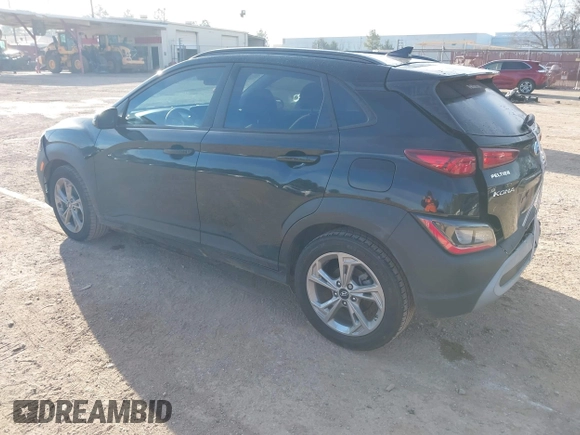 2023 Hyundai Kona SEL with VIN KM8K62AB0PU938484, listed as a IAAI auction lot 41722445 with 52,058 mi miles and . Bid and sale history available at DreamBid. Image 3.