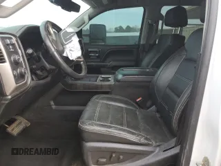 2015 GMC Sierra 2500HD available WiFi Denali with VIN 1GT120E80FF587884, listed as a Copart auction lot 47847815 with 0 mi miles and Salvage Title. Bid and sale history available at carsss.com. Image 7.