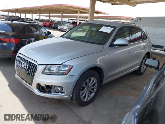 2014 Audi Q5 Premium z VIN WA1CFAFP5EA108342, wystawiony jako IAAI lot #42371378 z przebiegiem 78 602 mil mil oraz . Historia ofert i sprzedaży dostępna na DreamBid. Obrazek 2.