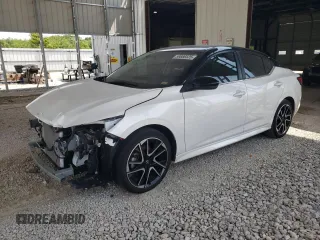 2024 Nissan Sentra SR with VIN 3N1AB8DV1RY206212, listed as a Copart auction lot 59886525 with 37,949 mi miles and Salvage title. Bid and sale history available at DreamBid. Image 1.