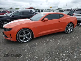 2019 Chevrolet Camaro 1LS with VIN 1G1FB1RX3K0129582, listed as a Copart auction lot 61014425 with 57,584 mi miles and Salvage title. Bid and sale history available at DreamBid. Image 1.