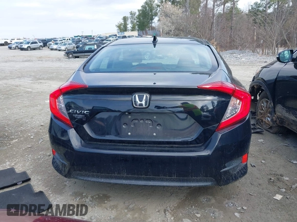 2017 Honda Civic Sedan EX with VIN 19XFC2F70HE036193, listed as a IAAI auction lot 41792742 with 56,957 mi miles. Bid and sale history available at carsss.com. Image 16.