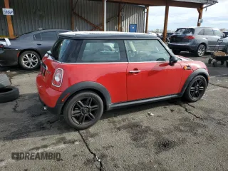 2013 MINI Hardtop with VIN WMWSU3C50DT372302, listed as a Copart auction lot 50600515 with 69,641 mi miles and Salvage Title. Bid and sale history available at DreamBid. Image 3.