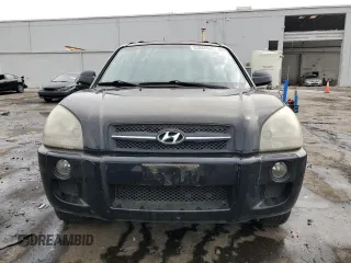 2006 Hyundai Tucson GLS with VIN KM8JN72D36U450513, listed as a Copart auction lot 53884005 with 158,841 mi miles and Clean Title. Bid and sale history available at carsss.com. Image 5.