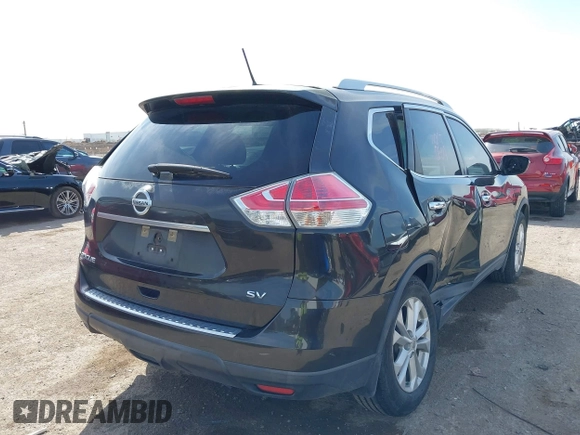 2016 Nissan Rogue SV with VIN KNMAT2MT9GP656436, listed as a IAAI auction lot 41902170 with 117,873 mi miles and . Bid and sale history available at carsss.com. Image 4.
