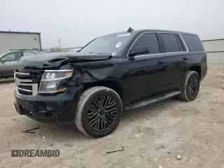 2020 Chevrolet Tahoe Commercial with VIN 1GNLCDEC1LR177579, listed as a Copart auction lot 42612945 with 63,526 mi miles and Salvage title. Bid and sale history available at DreamBid. Image 1.