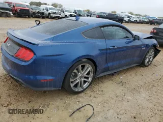 2022 Ford Mustang GT with VIN 1FA6P8CF0N5123558, listed as a Copart auction lot 83417194 with Not Provided miles and Salvage Title. Bid and sale history available at DreamBid. Image 3.