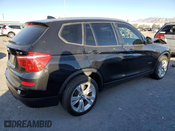2016 BMW X3 sDrive28i with VIN 5UXWZ7C5XG0R32179, listed as a Copart auction lot 44651575 with 106,154 mi miles and Salvage Title. Bid and sale history available at DreamBid. Image 3.