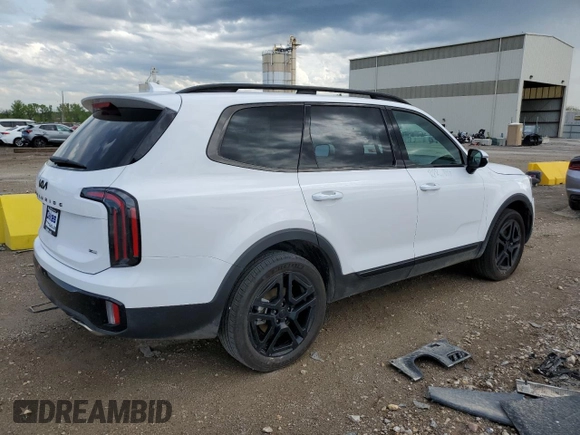 2025 Kia Telluride SX X-Line с VIN 5XYP5DGC0SG615829, выставлен на аукционе Copart как лот 54059675 с пробегом 5 337 миль миль и Списание • Salvage title. История ставок и продаж доступна на DreamBid. Изображение 3.