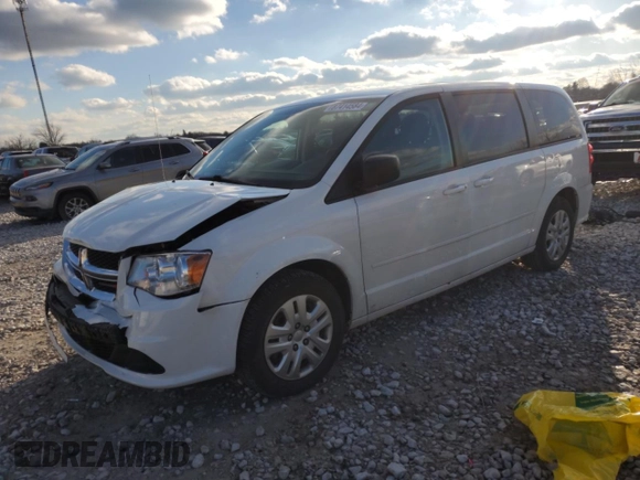 2017 Dodge Grand Caravan SE with VIN 2C4RDGBG1HR646616, listed as a Copart auction lot 87414584 with 80,318 mi miles and Salvage Title. Bid and sale history available at DreamBid. Image 1.