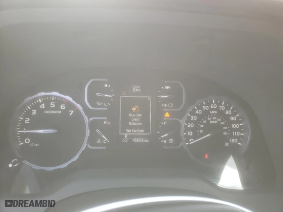 2018 Toyota Tundra 4WD SR5 with VIN 5TFHW5F16JX678999, listed as a Copart auction lot 48104285 with 45,609 mi miles and Salvage Title. Bid and sale history available at carsss.com. Image 9.