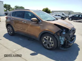 2020 Kia Sportage EX z VIN KNDPN3AC4L7641853, wystawiony jako Copart lot #55013835 z przebiegiem 46 910 mil mil oraz Szkoda całkowita • Salvage title. Historia ofert i sprzedaży dostępna na DreamBid. Obrazek 4.