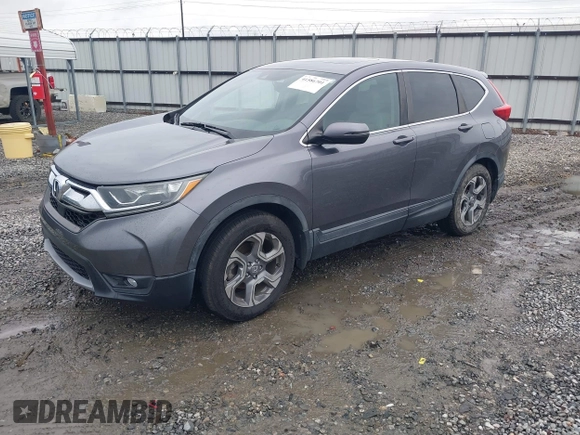 2017 Honda CR-V EX-L with VIN 7FARW1H8XHE039217, listed as a IAAI auction lot 41586701 with 37,058 mi miles. Bid and sale history available at carsss.com. Image 17.