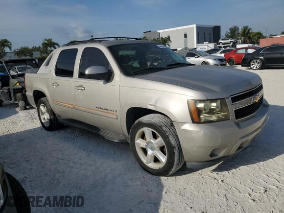 2007 Chevrolet Avalanche 3LT with VIN 3GNEC12J77G319630, listed as a Copart auction lot 50266215 with 261,293 mi miles and Clean title. Bid and sale history available at DreamBid. Image 4.