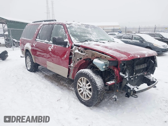 2014 Ford Expedition EL XLT with VIN 1FMJK1J5XEEF52397, listed as a IAAI auction lot 41314697 with 156,522 mi miles. Bid and sale history available at carsss.com. Image 6.