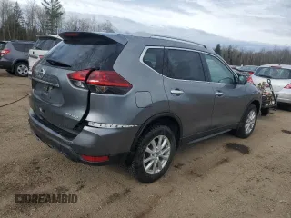2020 Nissan Rogue S with VIN 5N1AT2MV9LC742974, listed as a Copart auction lot 55059795 with 61,218 mi miles and Clean Title. Bid and sale history available at DreamBid. Image 3.