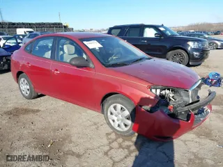 2009 Hyundai Elantra GLS with VIN KMHDU46D19U677180, listed as a IAAI auction lot 41899774 with 81,932 mi miles. Bid and sale history available at carsss.com. Image 1.