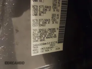2017 Nissan Titan SV z VIN 1N6AA1E58HN523578, wystawiony jako IAAI lot #42160359 z przebiegiem 101 499 mil mil oraz . Historia ofert i sprzedaży dostępna na DreamBid. Obrazek 9.