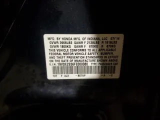 2015 Acura ILX Premium z VIN 19VDE2E56FE000080, wystawiony jako Copart lot #80569634 z przebiegiem 120 055 mil mil oraz Szkody całkowita. Historia ofert i sprzedaży dostępna na DreamBid. Obrazek 14.
