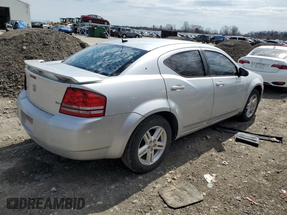2008 Dodge Avenger SXT with VIN 1B3LC56K58N203931, listed as a Copart auction lot 50943335 with 206,897 mi miles and Salvage Title. Bid and sale history available at carsss.com. Image 3.