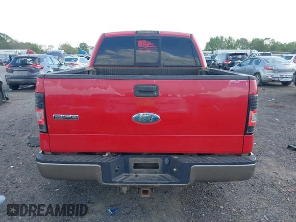 2005 Ford F-150 XLT with VIN 1FTPW12585KE04249, listed as a IAAI auction lot 41983950 with 212,289 mi miles. Bid and sale history available at carsss.com. Image 16.