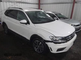 2021 Volkswagen Tiguan S with VIN 3VV1B7AX6MM081755, listed as a IAAI auction lot 41864918 with 40,406 mi miles and . Bid and sale history available at DreamBid. Image 1.
