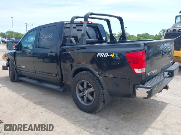 2013 Nissan Titan SV with VIN 1N6AA0EC4DN302479, listed as a IAAI auction lot 42383255 with 112,991 mi miles and . Bid and sale history available at DreamBid. Image 3.