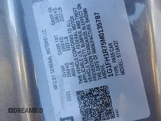 2021 Chevrolet Camaro 2SS z VIN 1G1FH1R75M0135787, wystawiony jako Copart lot #47257455 z przebiegiem 16 918 mil mil oraz Szkoda całkowita • Salvage title. Historia ofert i sprzedaży dostępna na DreamBid. Obrazek 14.