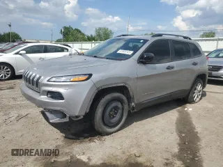 2017 Jeep Cherokee Sport with VIN 1C4PJMAB0HW530125, listed as a Copart auction lot 61805145 with 96,810 mi miles and Clean title. Bid and sale history available at DreamBid. Image 1.