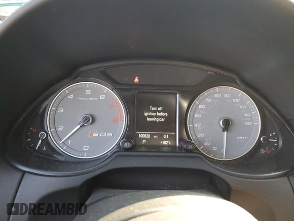 2015 Audi SQ5 Premium Plus with VIN WA1CGAFP6FA100619, listed as a Copart auction lot 68613894 with 100,620 mi miles and Salvage Title. Bid and sale history available at carsss.com. Image 9.
