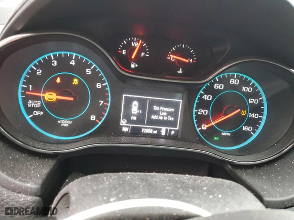 2018 Chevrolet Cruze LS with VIN 1G1BC5SM9J7173501, listed as a Copart auction lot 37888324 with 72,098 mi miles and Salvage Title. Bid and sale history available at carsss.com. Image 9.