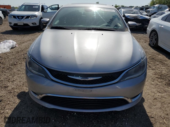 2015 Chrysler 200 Limited with VIN 1C3CCCAB1FN672686, listed as a Copart auction lot 52155565 with 117,710 mi miles and Salvage Title. Bid and sale history available at carsss.com. Image 5.