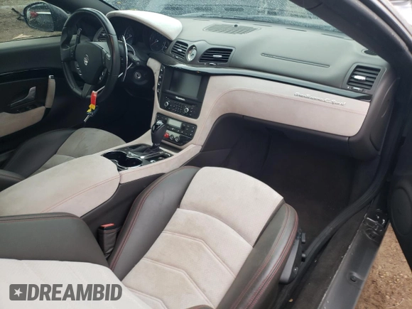 2015 Maserati GranTurismo Sport with VIN ZAM45VMA3F0139482, listed as a Copart auction lot 72653563 with 23,872 mi miles and . Bid and sale history available at DreamBid. Image 8.