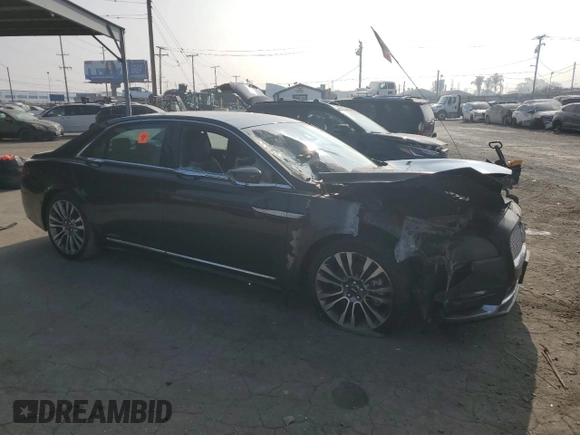 2017 Lincoln Continental Reserve with VIN 1LN6L9RP8H5614648, listed as a Copart auction lot 83791104 with 0 mi miles and Salvage Title. Bid and sale history available at carsss.com. Image 4.