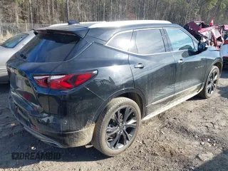 2021 Chevrolet Blazer Premier with VIN 3GNKBLRSXMS519054, listed as a IAAI auction lot 41427784 with 60,473 mi miles and . Bid and sale history available at DreamBid. Image 4.
