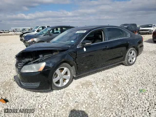 2013 Volkswagen Passat SE w/Sunroof with VIN 1VWBH7A38DC063299, listed as a Copart auction lot 87949495 with 0 mi miles and Salvage Title. Bid and sale history available at carsss.com. Image 1.
