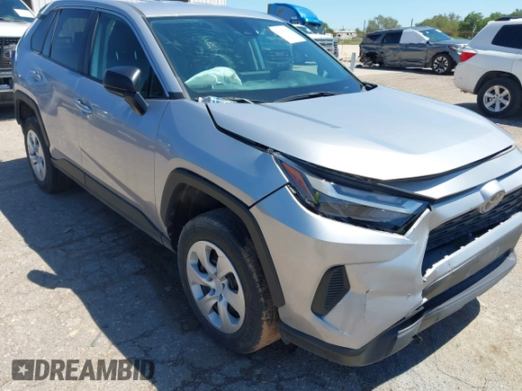 2024 Toyota RAV4 LE with VIN 2T3F1RFV5RC427974, listed as a IAAI auction lot 42648963 with 39,813 mi miles and . Bid and sale history available at DreamBid. Image 1.