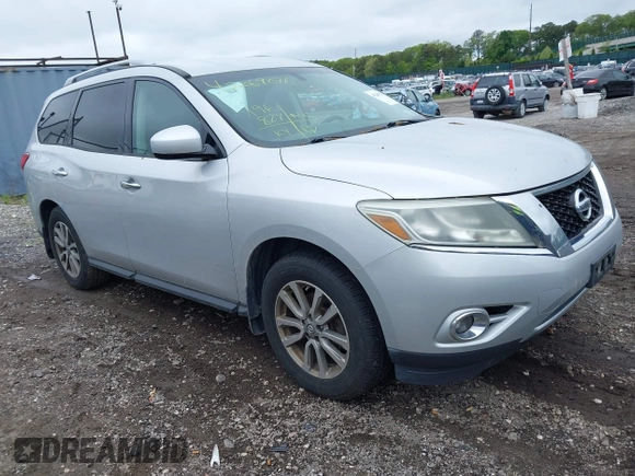 2014 Nissan Pathfinder SL z VIN 5N1AR2MM8EC676197, wystawiony jako IAAI lot #42269076 z przebiegiem 196 827 mil mil oraz . Historia ofert i sprzedaży dostępna na DreamBid. Obrazek 1.