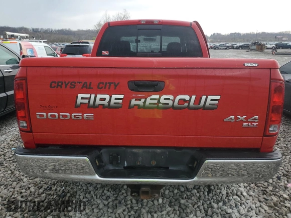 2003 Dodge 1500 ST with VIN 1D7HU18N03S380100, listed as a Copart auction lot 50748255 with Not Provided miles and Salvage Title. Bid and sale history available at DreamBid. Image 6.