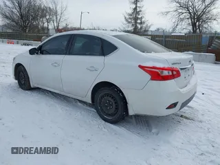 2016 Nissan Sentra S with VIN 3N1AB7AP2GL682267, listed as a IAAI auction lot 41580612 with 88,146 mi miles. Bid and sale history available at carsss.com. Image 3.