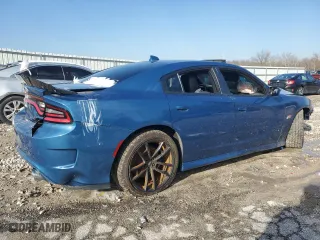 2020 Dodge Charger Scat Pack with VIN 2C3CDXGJ9LH217933, listed as a Copart auction lot 81929234 with 94,790 mi miles and Clean Title. Bid and sale history available at carsss.com. Image 3.