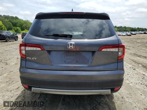 2019 Honda Pilot EX-L with VIN 5FNYF6H52KB043098, listed as a Copart auction lot 59011445 with 88,398 mi miles and Salvage title. Bid and sale history available at DreamBid. Image 6.