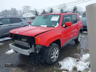 2016 Jeep Renegade Latitude with VIN ZACCJBBT2GPC78349, listed as a IAAI auction lot 41532713 with 162,330 mi miles. Bid and sale history available at carsss.com. Image 2.