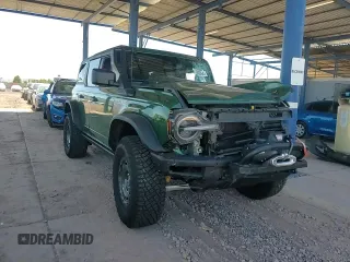 2024 Ford Bronco Everglades with VIN 1FMEE4HH4RLA00230, listed as a Copart auction lot 72600864 with Not provided miles and Salvage title. Bid and sale history available at DreamBid. Image 10.