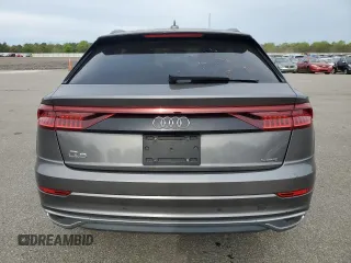 2019 Audi Q8 Premium with VIN WA1AVAF19KD009877, listed as a Copart auction lot 56473205 with Not provided miles and Salvage title. Bid and sale history available at DreamBid. Image 6.
