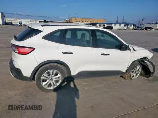 2020 Ford Escape S with VIN 1FMCU0F60LUA31383, listed as a Copart auction lot 49265985 with 96,728 mi miles and Salvage Title. Bid and sale history available at carsss.com. Image 3.