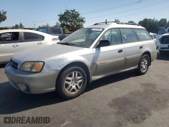 2003 Subaru Legacy Outback with VIN 4S3BH675837614926, listed as a Copart auction lot 62183485 with 232,910 mi miles and Salvage title. Bid and sale history available at DreamBid. Image 1.