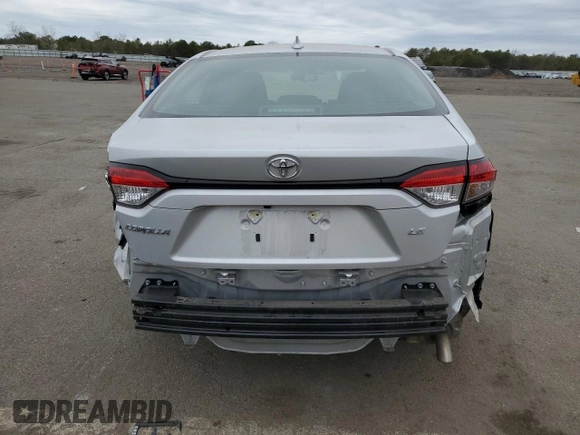 2024 Toyota Corolla LE with VIN 5YFB4MDE2RP130469, listed as a Copart auction lot 53644365 with 16,320 mi miles and Salvage Title. Bid and sale history available at carsss.com. Image 6.