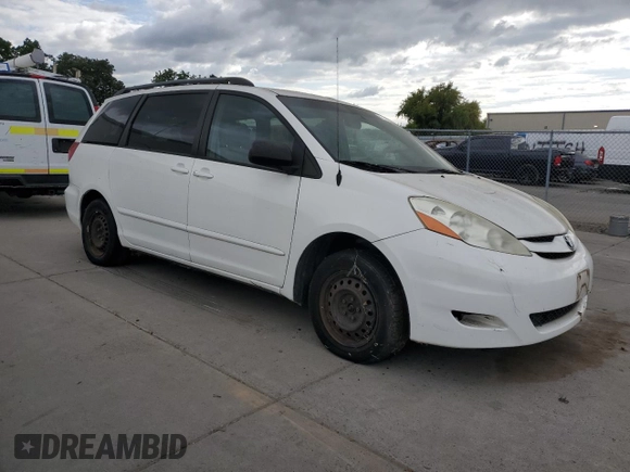 2006 Toyota Sienna CE with VIN 5TDZA23C96S563804, listed as a Copart auction lot 54916745 with 191,218 mi miles and Clean Title. Bid and sale history available at DreamBid. Image 4.